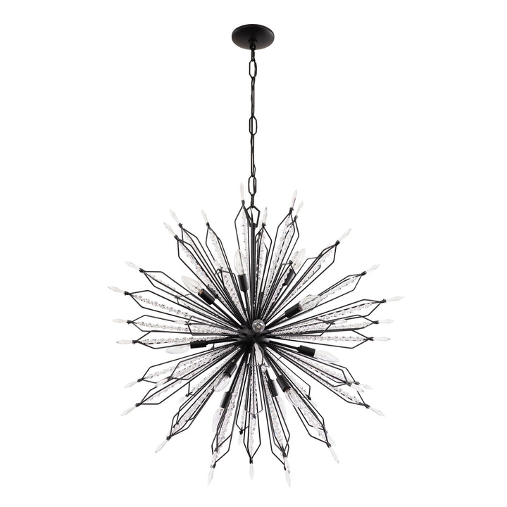 Varaluz Orbital 311P16CB Chandelier Light - Carbon