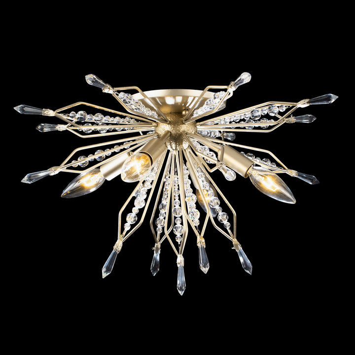 Varaluz Orbital 311S04GD Ceiling Light - Gold Dust