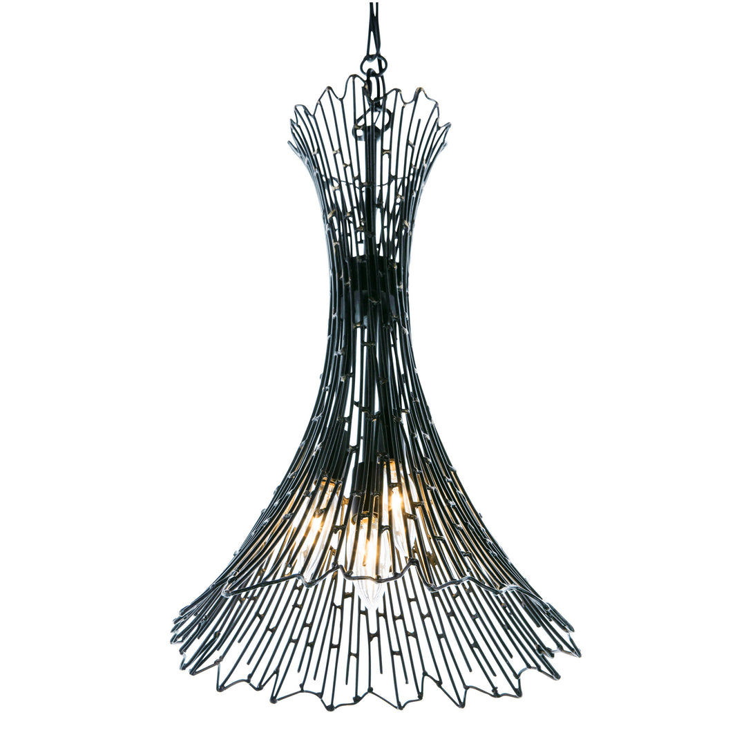 Varaluz Rikki 320F03CBAG Pendant Light - Carboged Gold