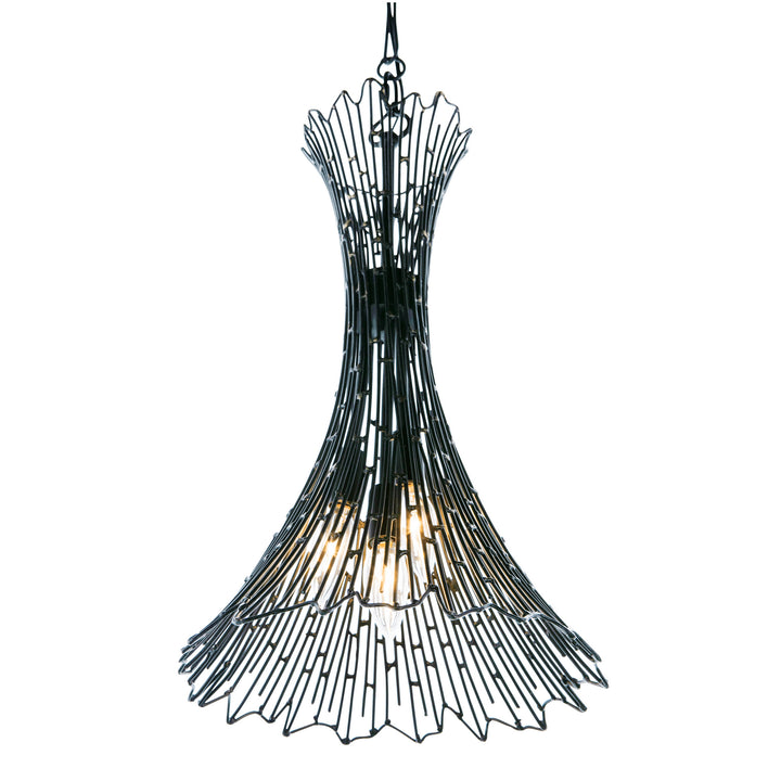 Varaluz Rikki 320F03CBAG Pendant Light - Carboged Gold