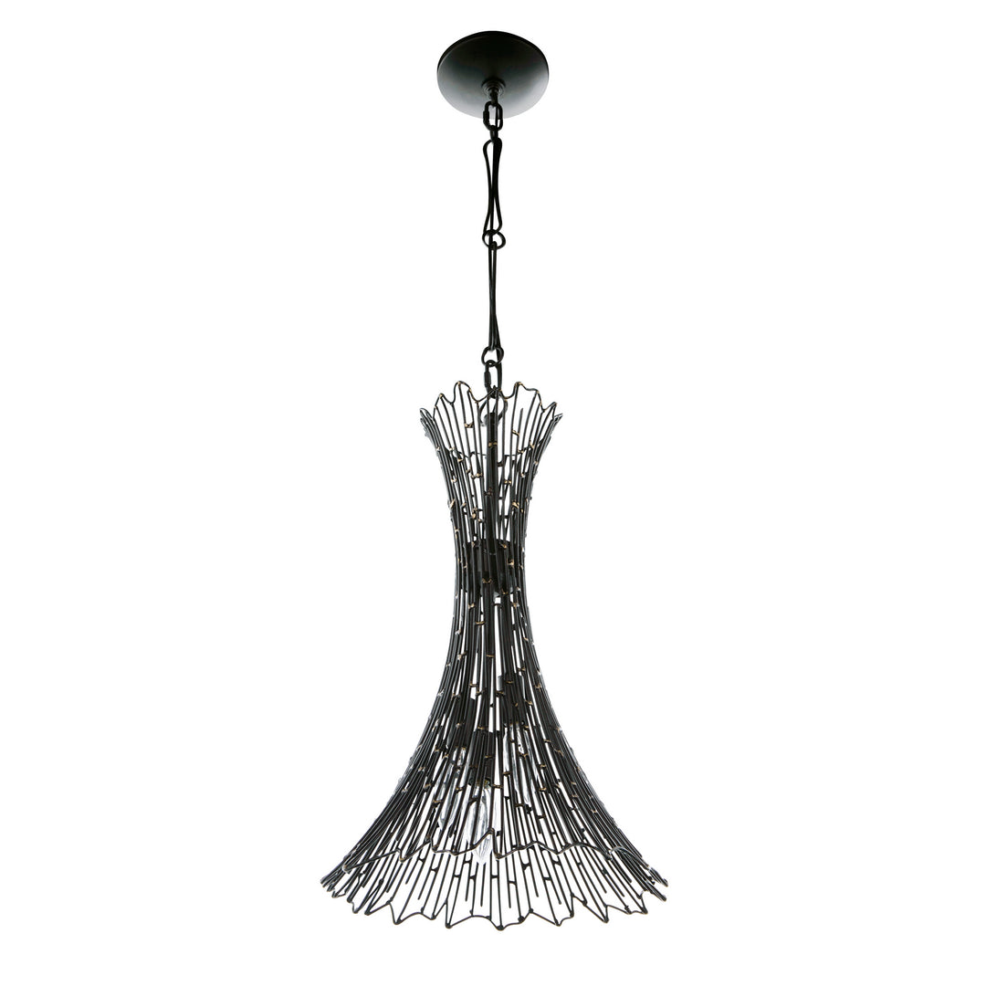 Varaluz Rikki 320F03CBAG Pendant Light - Carboged Gold