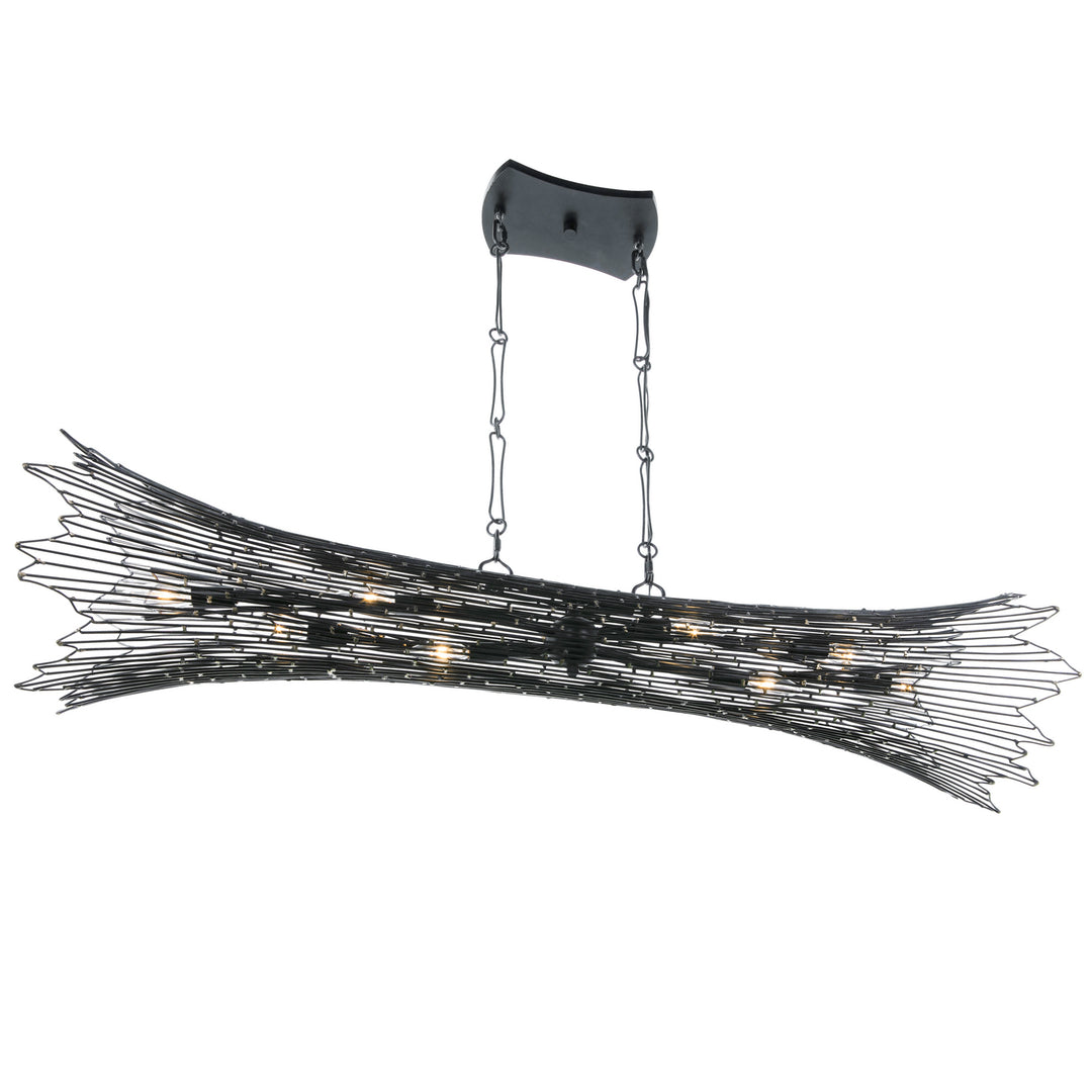 Varaluz Rikki 320N08CBAG Pendant Light - Carboged Gold