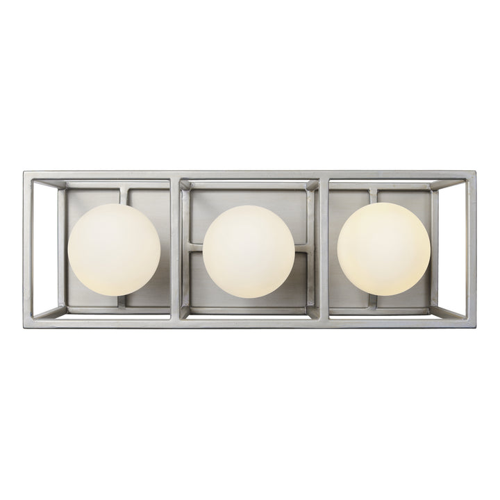 Varaluz Plaza 325B03SOCB Bath Vanity Light 15 in. wide - Silverado/Carbon