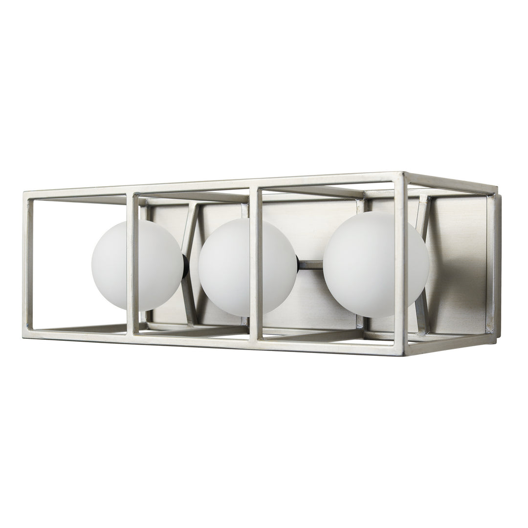 Varaluz Plaza 325B03SOCB Bath Vanity Light 15 in. wide - Silverado/Carbon