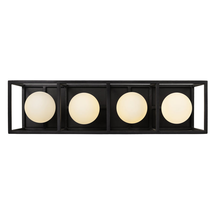 Varaluz Plaza 325B04CBHG Bath Vanity Light 20 in. wide - Carbon/Havana Gold