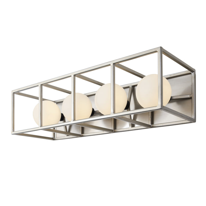 Varaluz Plaza 325B04SOCB Bath Vanity Light 20 in. wide - Silverado/Carbon