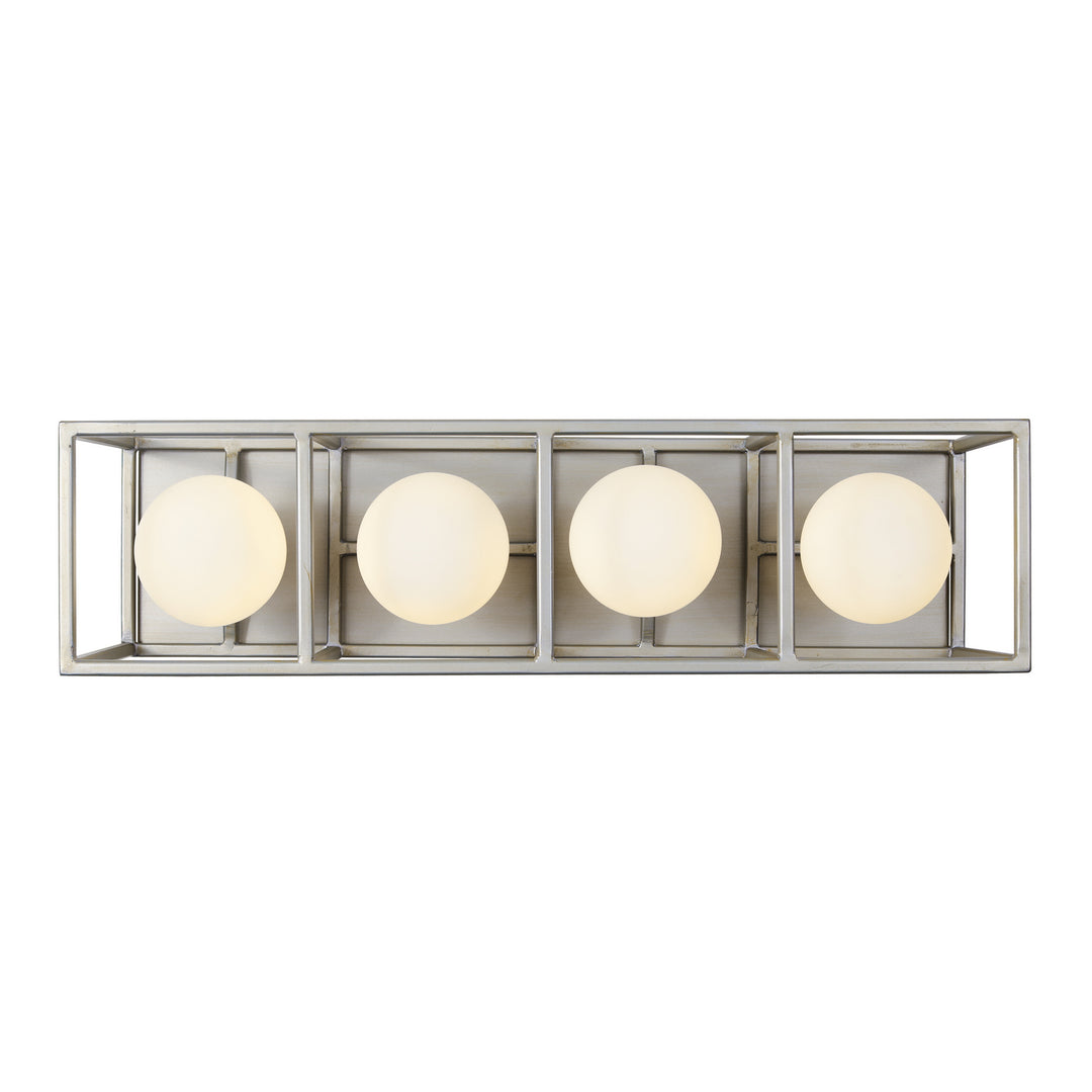 Varaluz Plaza 325B04SOCB Bath Vanity Light 20 in. wide - Silverado/Carbon