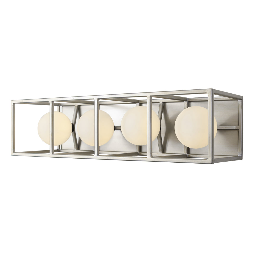 Varaluz Plaza 325B04SOCB Bath Vanity Light 20 in. wide - Silverado/Carbon