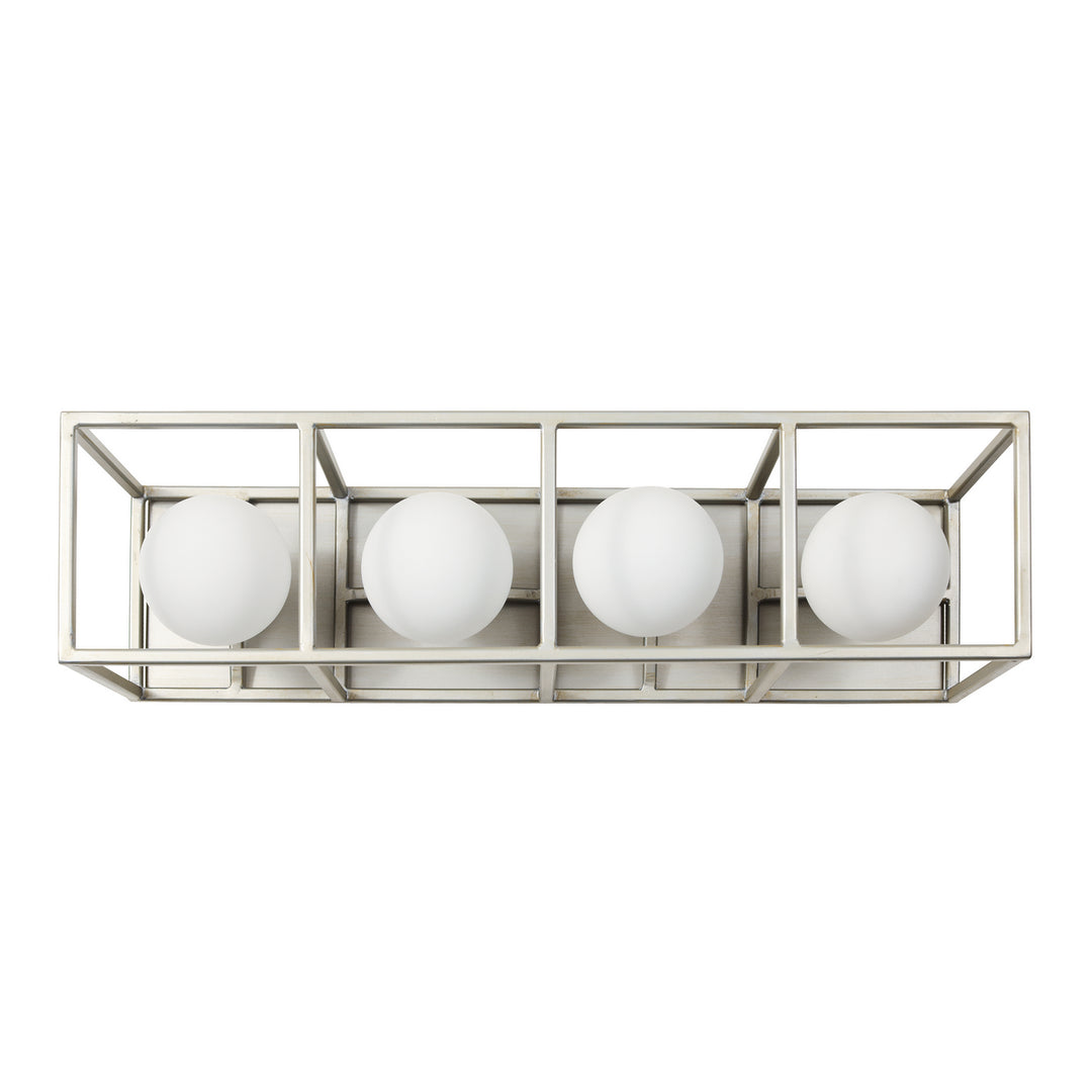 Varaluz Plaza 325B04SOCB Bath Vanity Light 20 in. wide - Silverado/Carbon