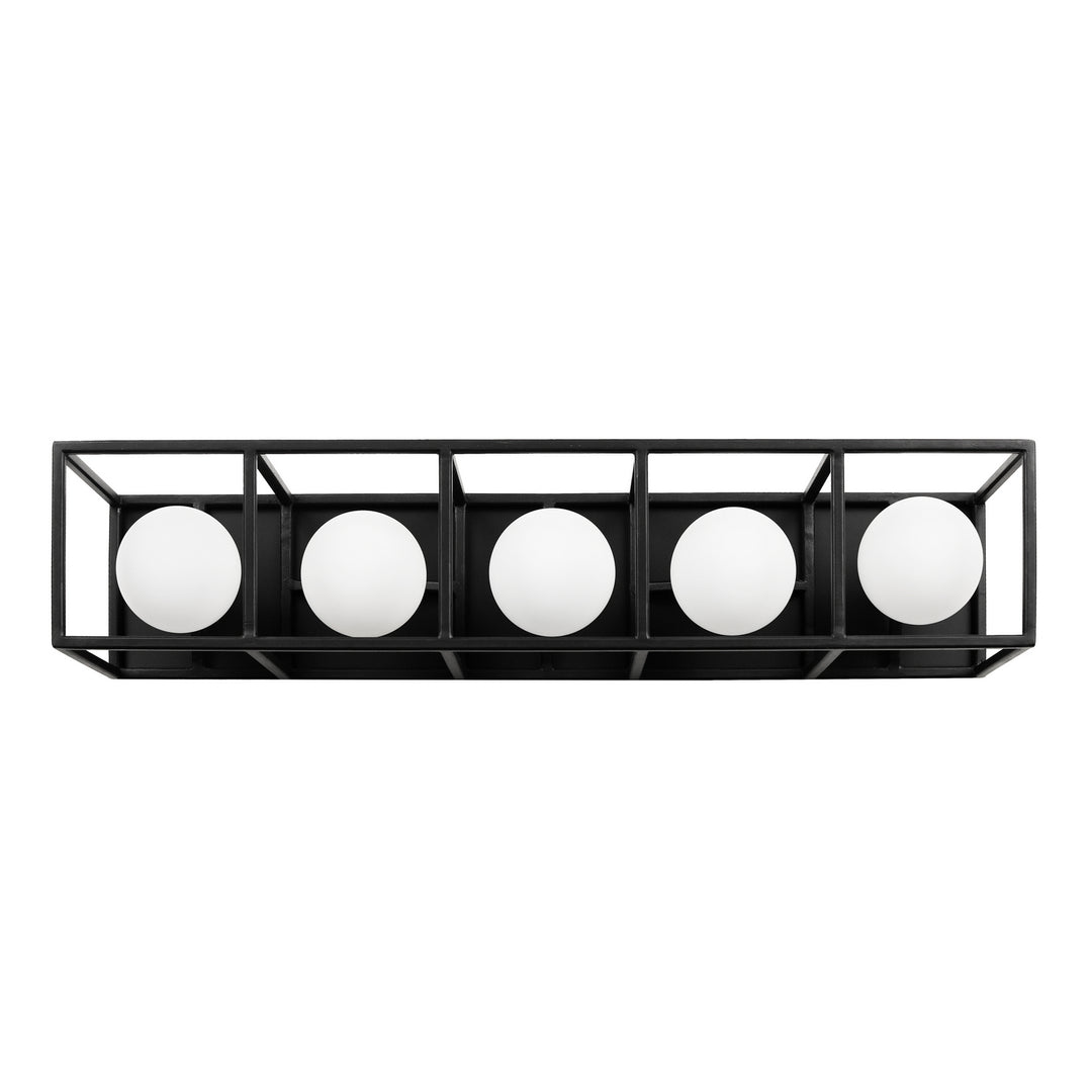 Varaluz Plaza 325B05CBHG Bath Vanity Light 24 in. wide - Carbon/Havana Gold