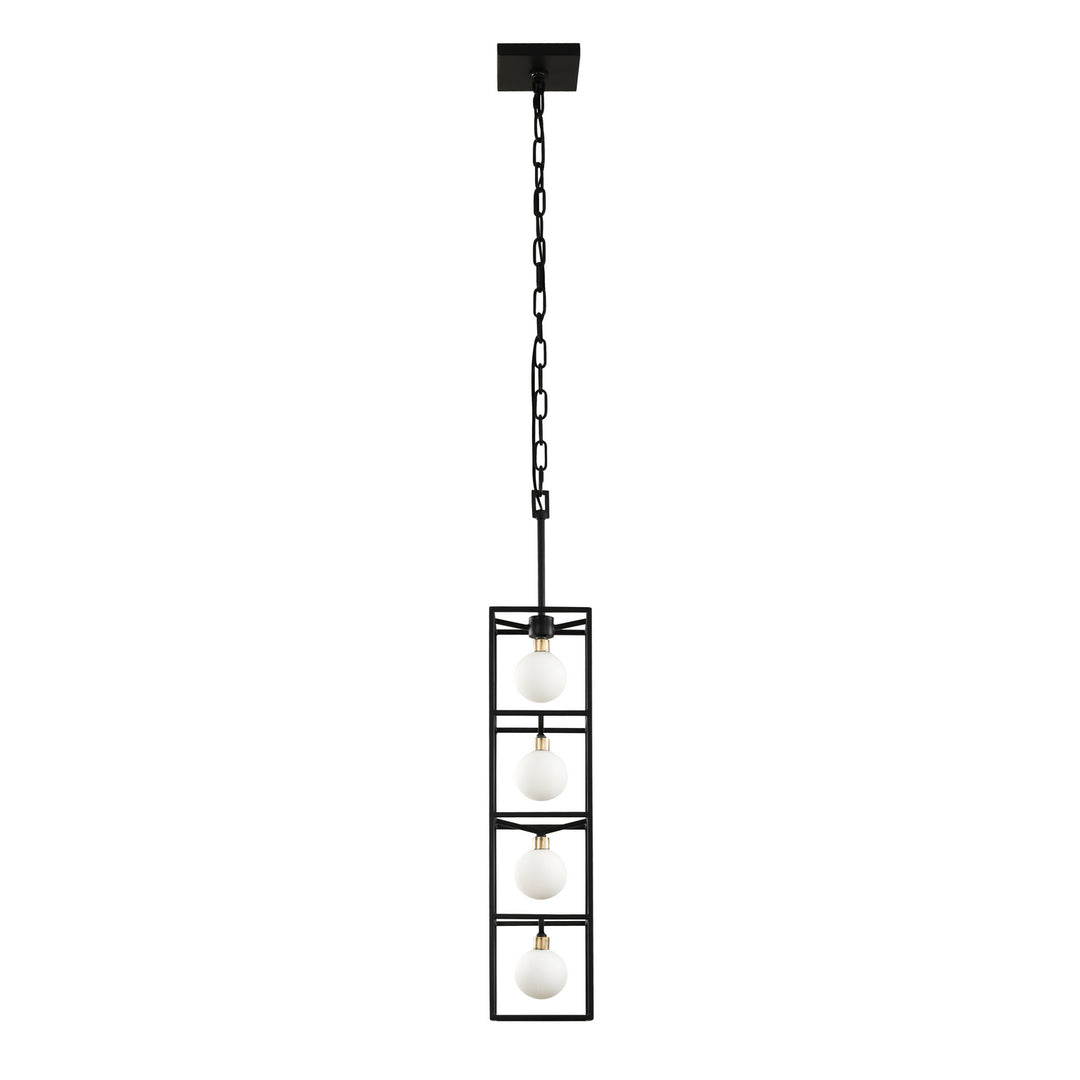 Varaluz Plaza 325F03CBHG Pendant Light - Carbon/Havana Gold