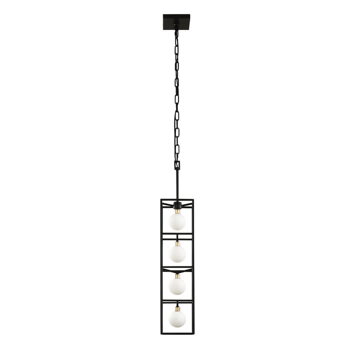 Varaluz Plaza 325F03CBHG Pendant Light - Carbon/Havana Gold