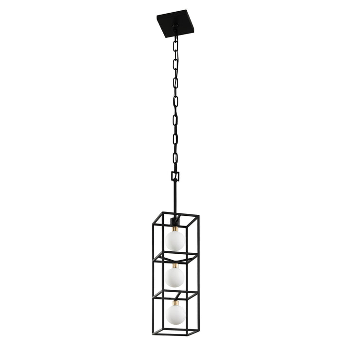 Varaluz Plaza 325F03CBHG Pendant Light - Carbon/Havana Gold
