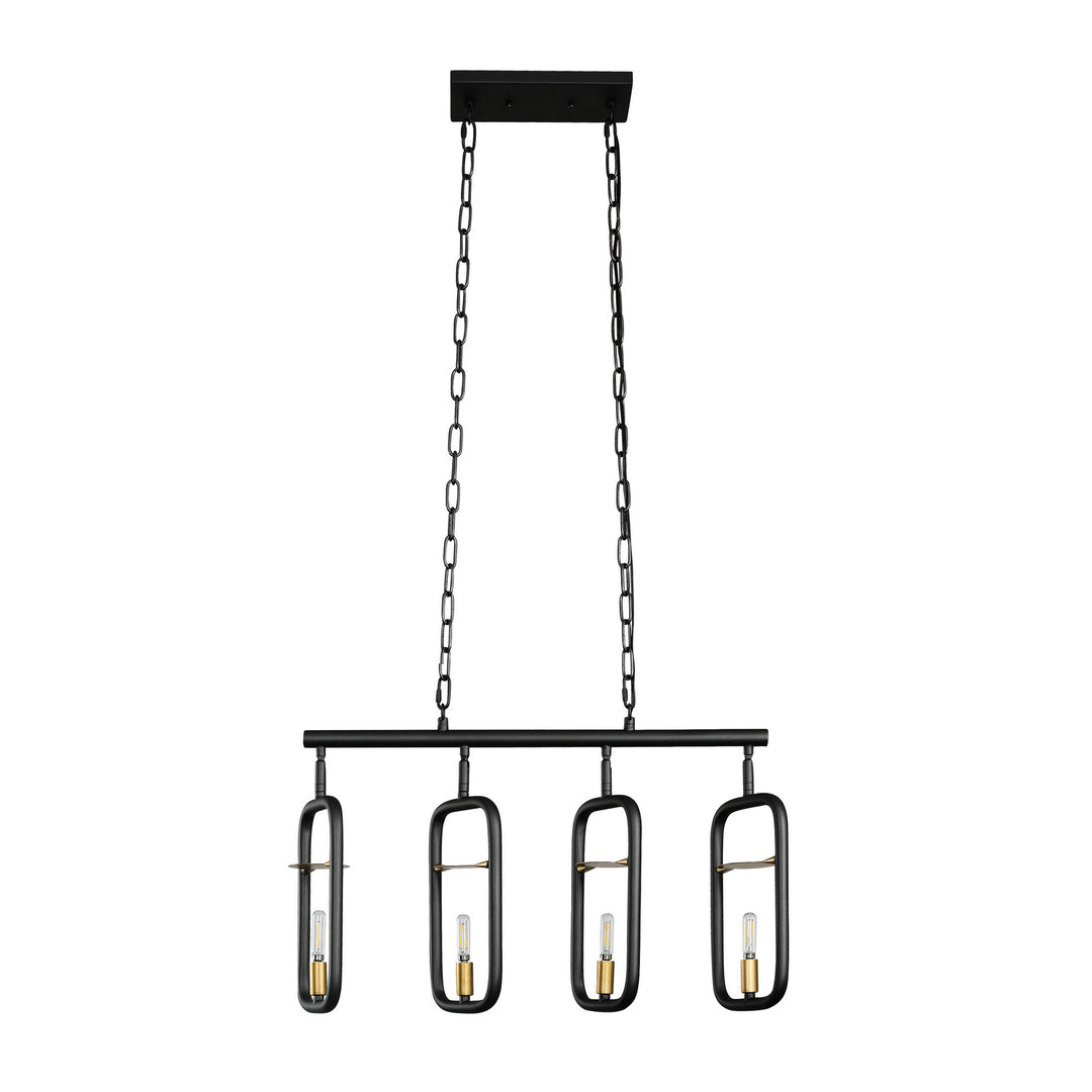 Varaluz Bar None 327N04AGRB Pendant Light - Aged Gold/Rustic Bronze
