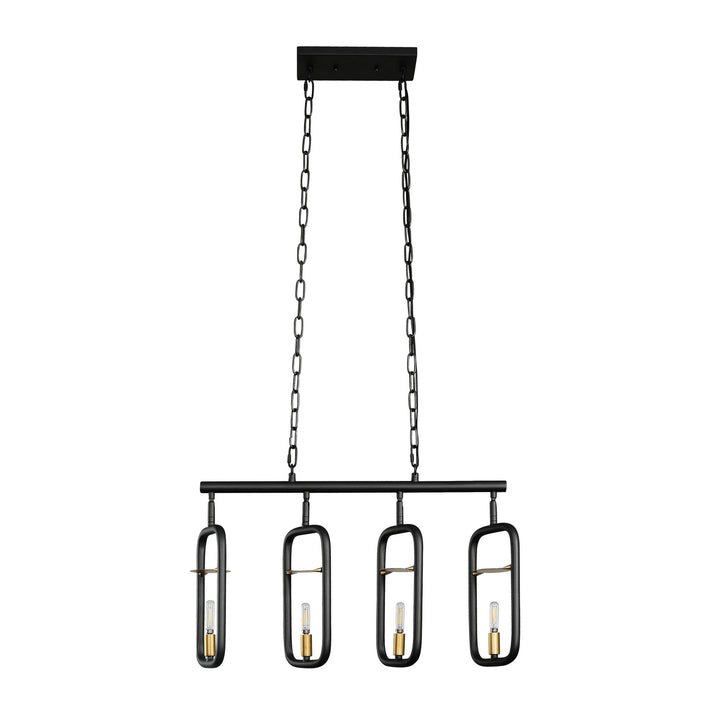 Varaluz Bar None 327N04AGRB Pendant Light - Aged Gold/Rustic Bronze