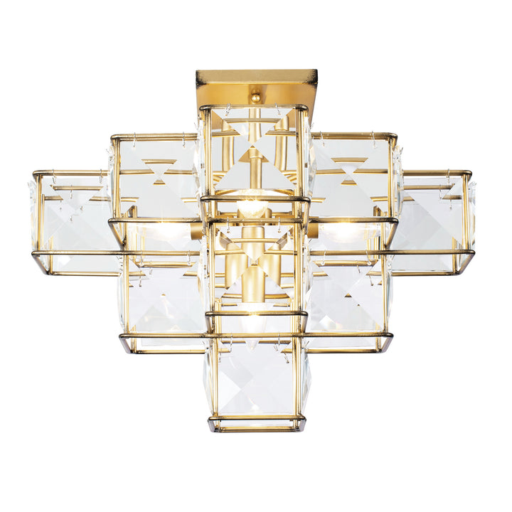 Varaluz Cubic 329S05CG Ceiling Light - Calypso Gold