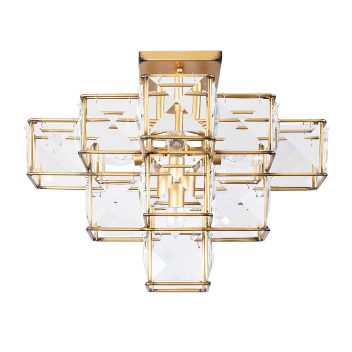 Varaluz Cubic 329S05CG Ceiling Light - Calypso Gold
