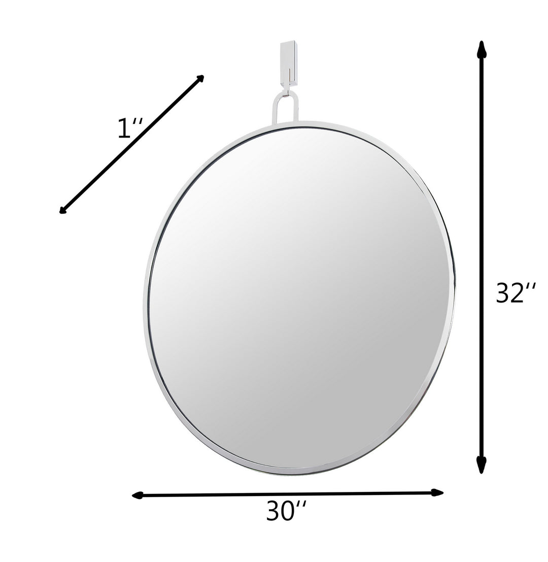 Varaluz Lighting 407A01PN  Varaluz Casa Mirror Polished Nickel
