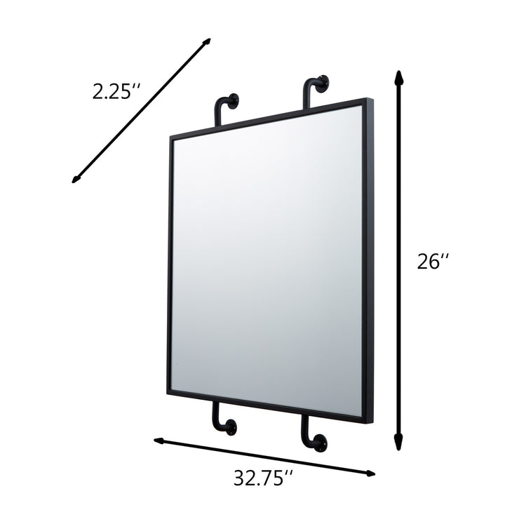 Varaluz Lighting 4DMI0103  Varaluz Casa Mirror Black