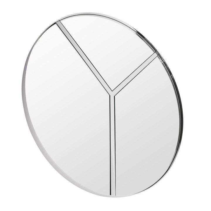 Varaluz Lighting 4DMI0106 Modern Lyra Mirror Polished Nickel