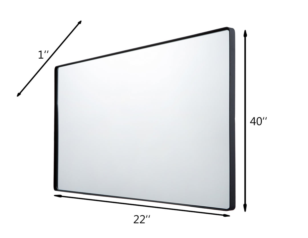 Varaluz Lighting 4DMI0107  Varaluz Casa Mirror Black