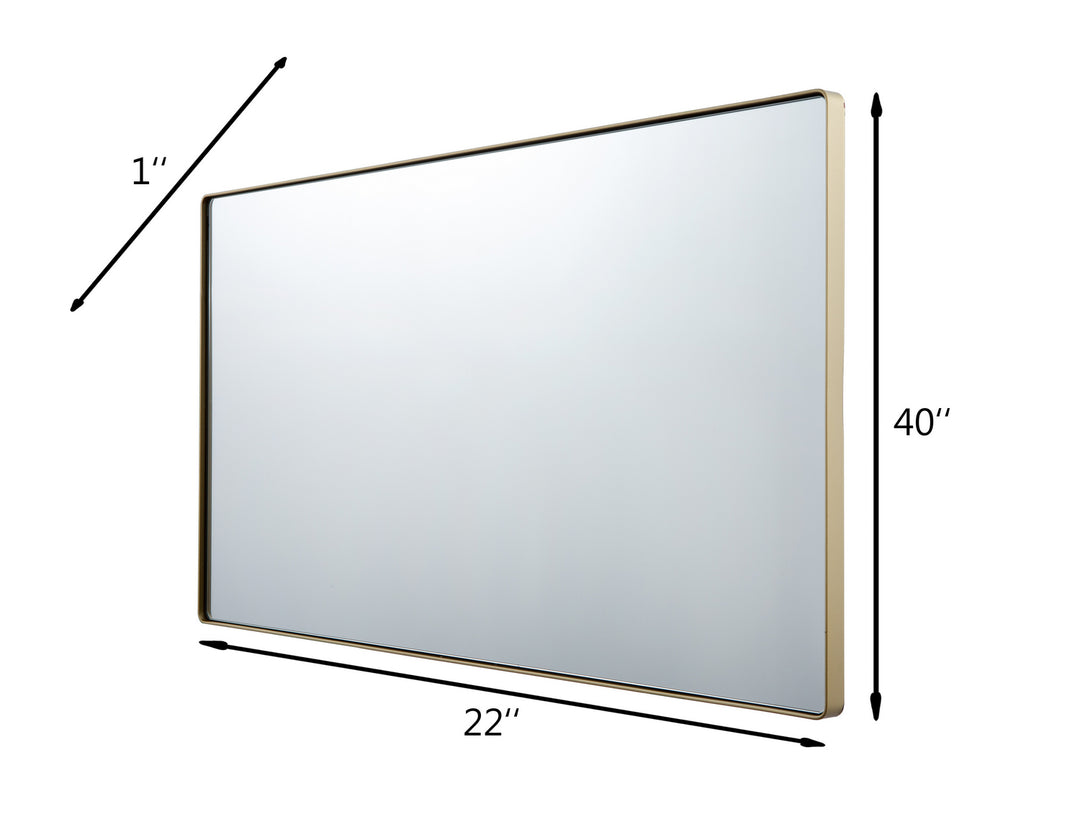 Varaluz Lighting 4DMI0108  Varaluz Casa Mirror Gold