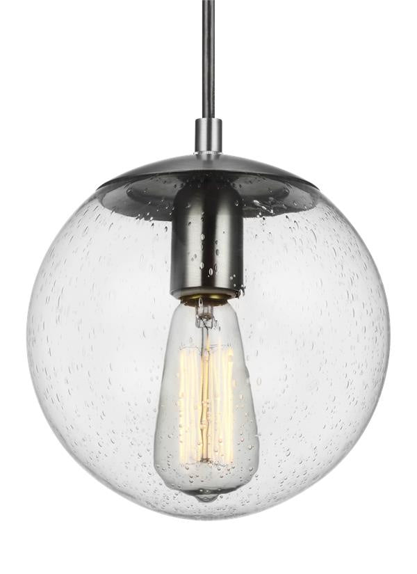 Visual Comfort Studio Leo - Hanging Globe 6501801EN7-04 Pendant Light - Satin Aluminum