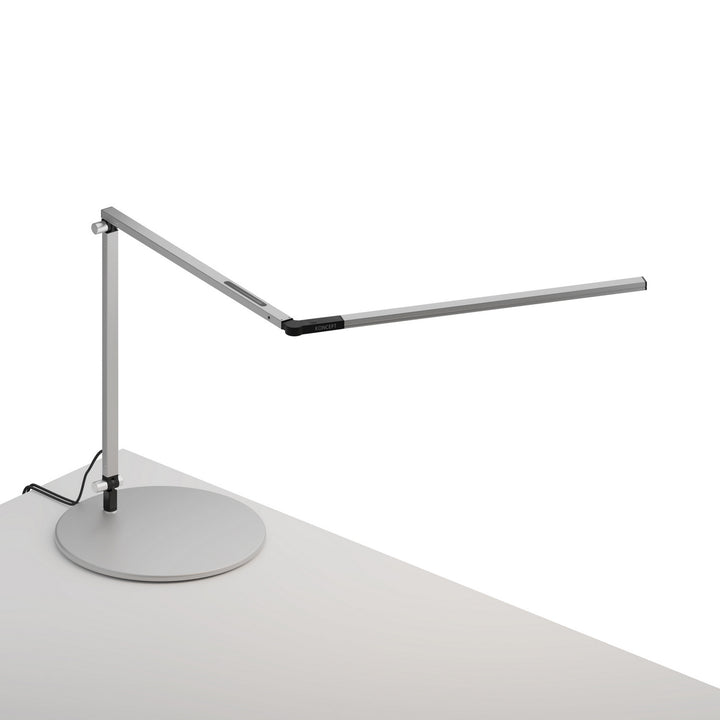 Koncept Lighting AR3200-CD-SIL-USB Modern Z-Bar Lamp Silver