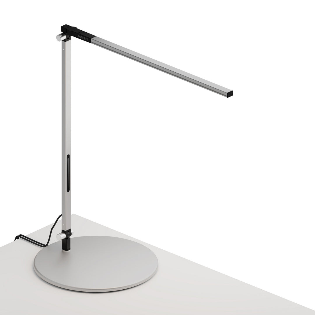 Koncept Lighting AR1000-CD-SIL-USB  Z-Bar Lamp Silver