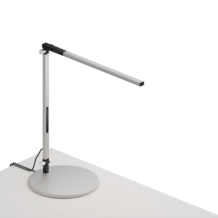 Koncept Lighting AR1100-CD-SIL-USB  Z-Bar Lamp Silver