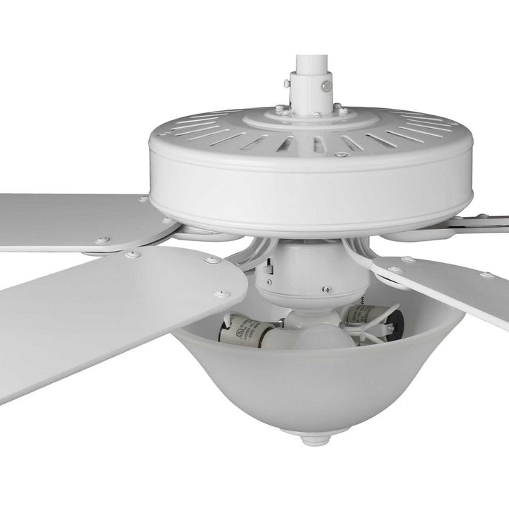 Progress Builder Fan P2599-30 Ceiling Fan - White, White, White/