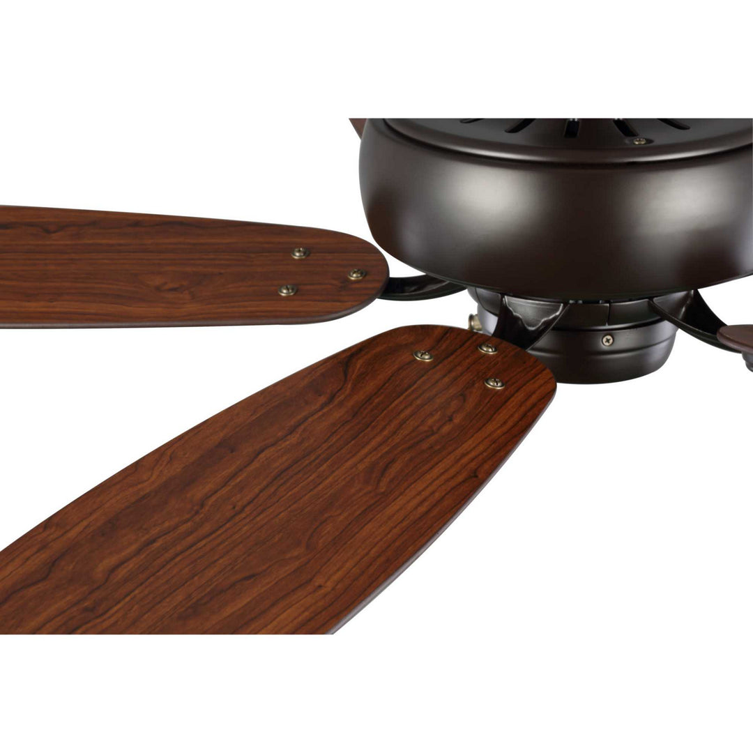 Progress Performance Builder P250016-129 Ceiling Fan - Architectural Bronze, Classic Walnut, Medium Cherry/