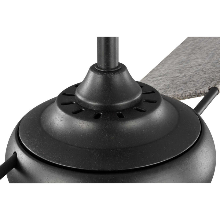 Progress Edisto P2596-8030K Ceiling Fan - Forged Black, Charcoal/