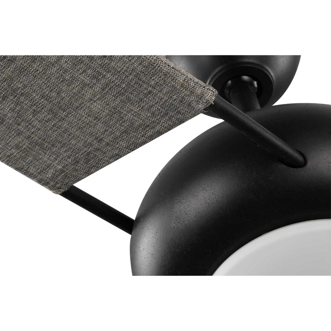 Progress Edisto P2596-8030K Ceiling Fan - Forged Black, Charcoal/