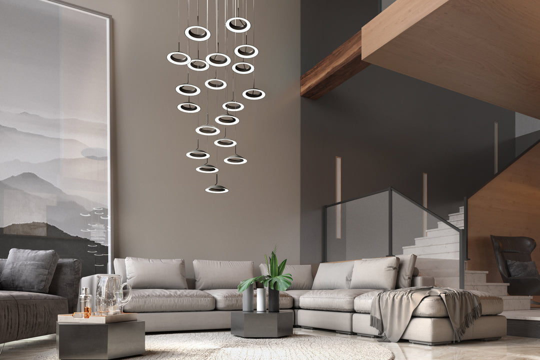 Koncept Royyo RYP-C19-SW-SIL Chandelier Light - Silver
