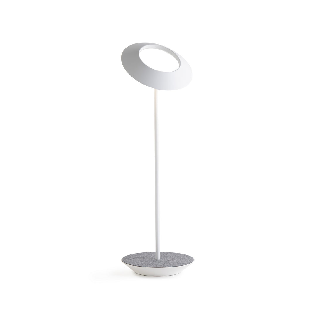 Koncept Lighting RYO-SW-MWT-OXF-DSK Modern Royyo Lamp Matte White, Oxford Felt Base Plate