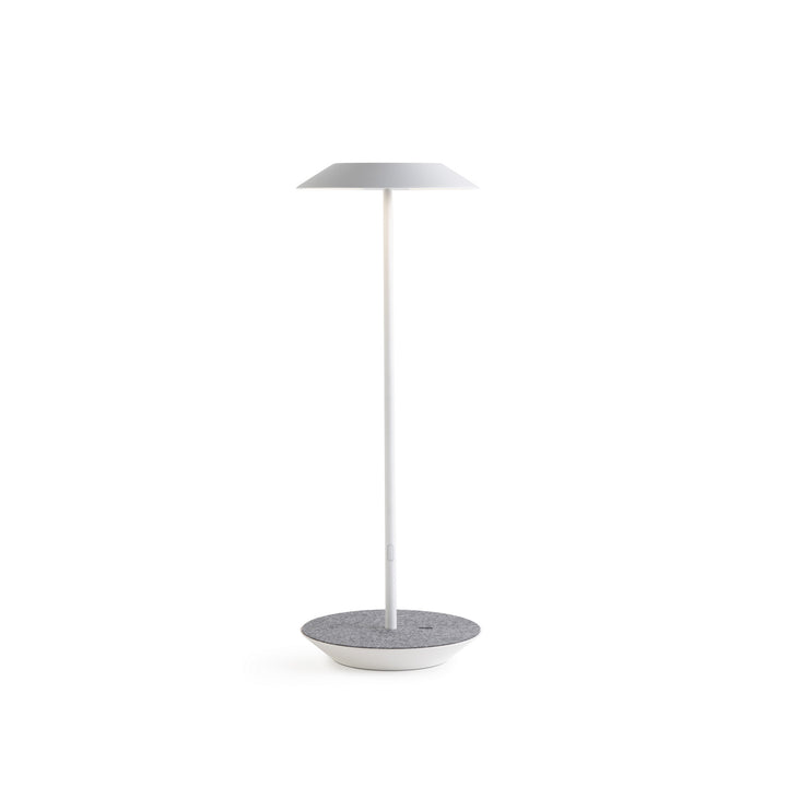 Koncept Lighting RYO-SW-MWT-OXF-DSK Modern Royyo Lamp Matte White, Oxford Felt Base Plate