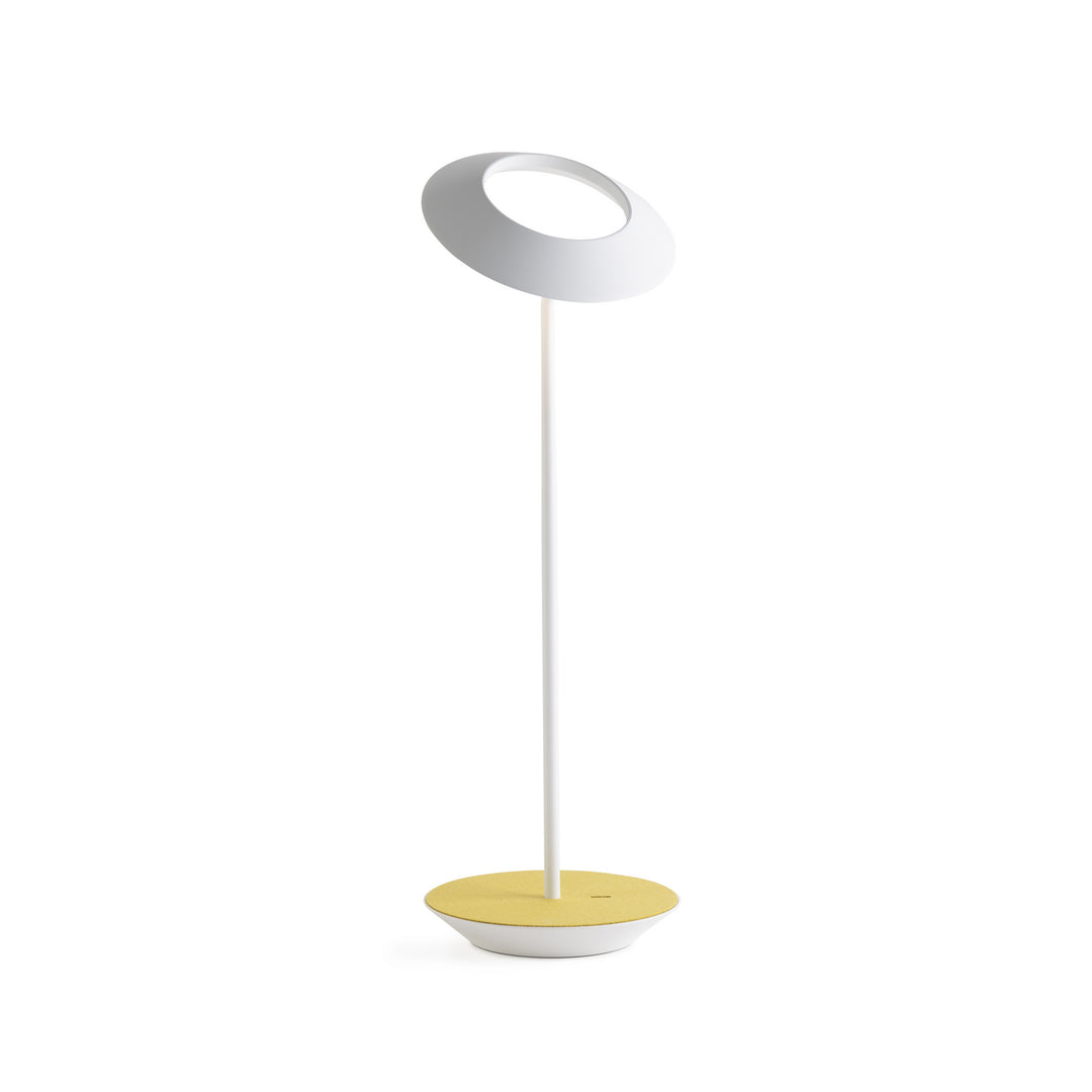 Koncept Lighting RYO-SW-MWT-HDF-DSK Modern Royyo Lamp Matte White, Honeydew Base Plate