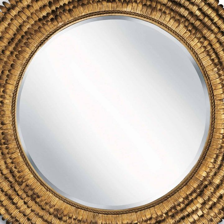 Regina Andrew 21-1011  Petal Mirror Gold Leaf