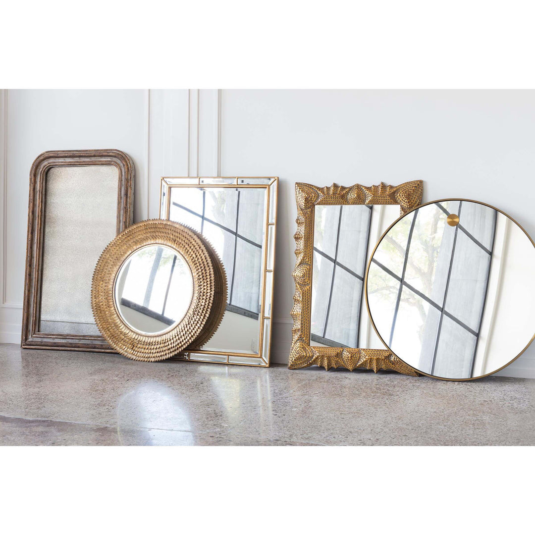 Regina Andrew 21-1018  Plaza Mirror Antique Gold Leaf