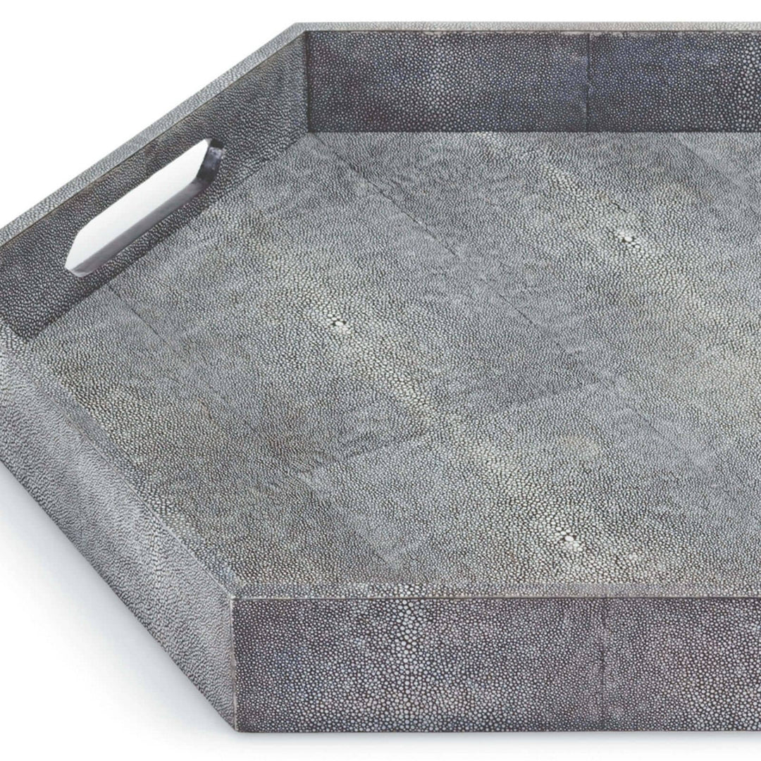 Regina Andrew 20-1145CHAR  Shagreen Home Decor Charcoal