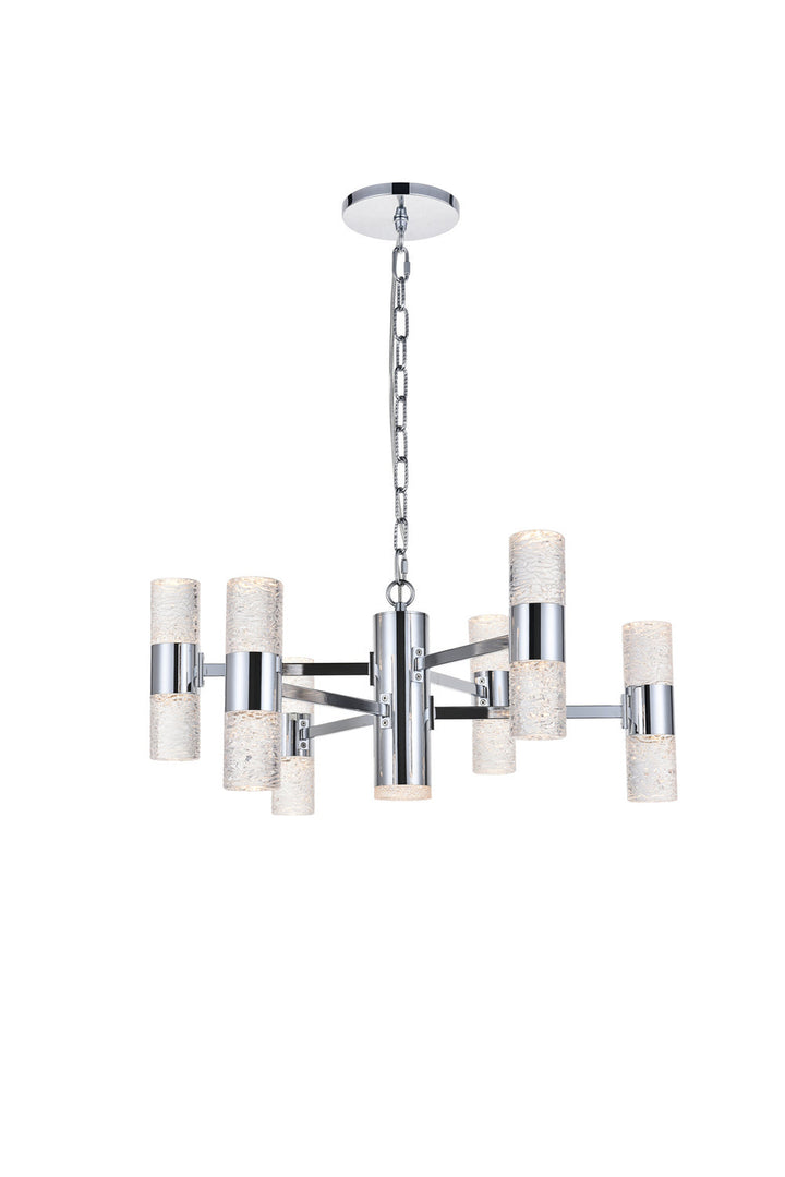 Elegant Vega 5200D26C Chandelier Light - Chrome