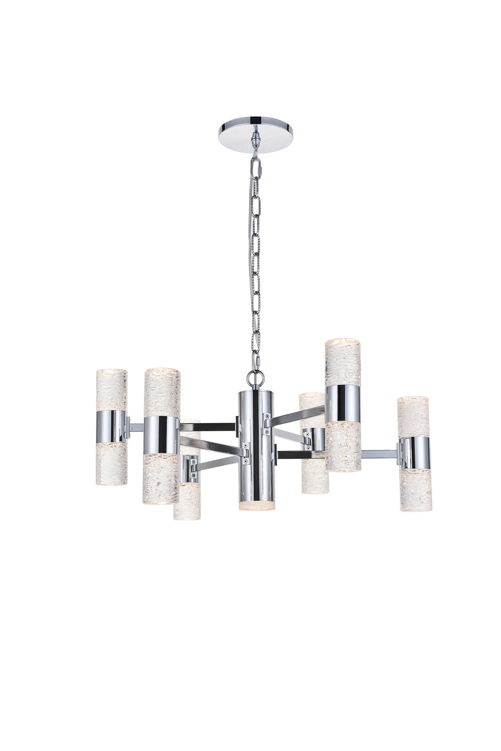 Elegant Vega 5200D26C Chandelier Light - Chrome