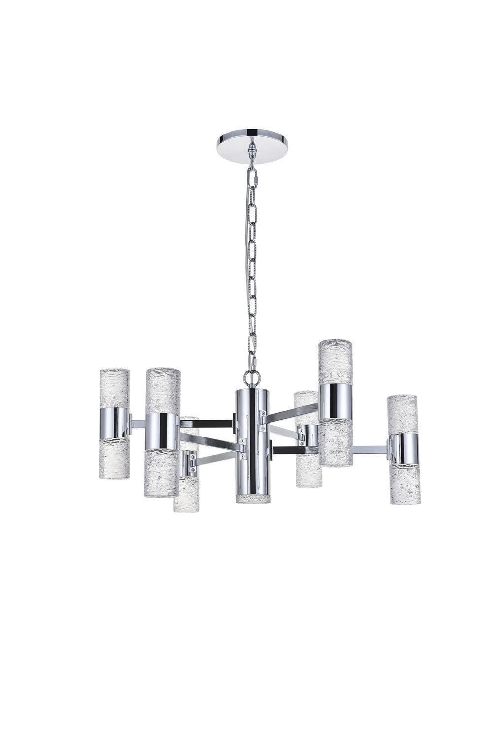 Elegant Vega 5200D26C Chandelier Light - Chrome