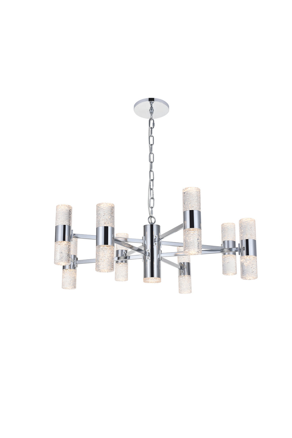 Elegant Vega 5200D32C Chandelier Light - Chrome