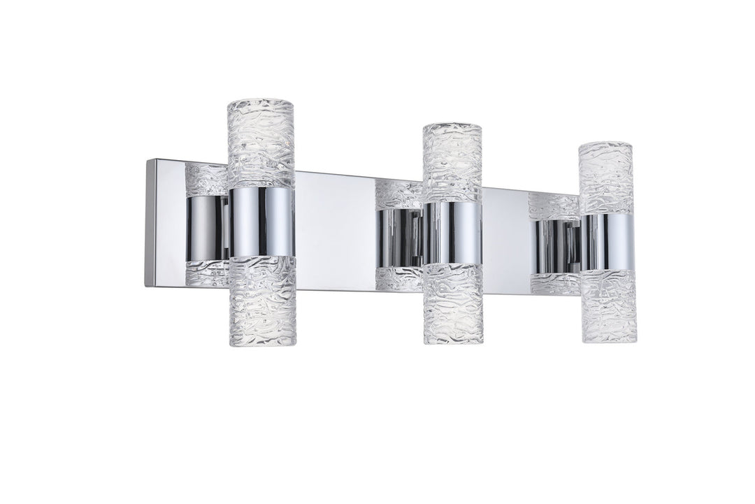 Elegant Vega 5200W24C Bath Vanity Light 24 in. wide - Chrome