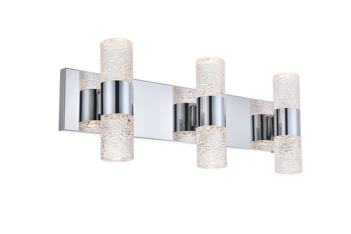 Elegant Vega 5200W24C Bath Vanity Light 24 in. wide - Chrome