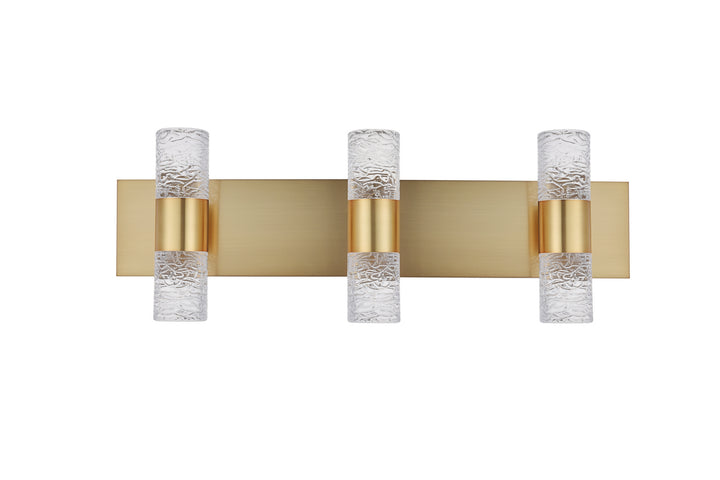 Elegant Vega 5200W24G Bath Vanity Light 24 in. wide - Gold