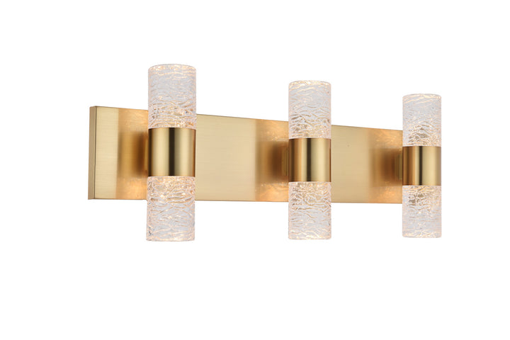 Elegant Vega 5200W24G Bath Vanity Light 24 in. wide - Gold