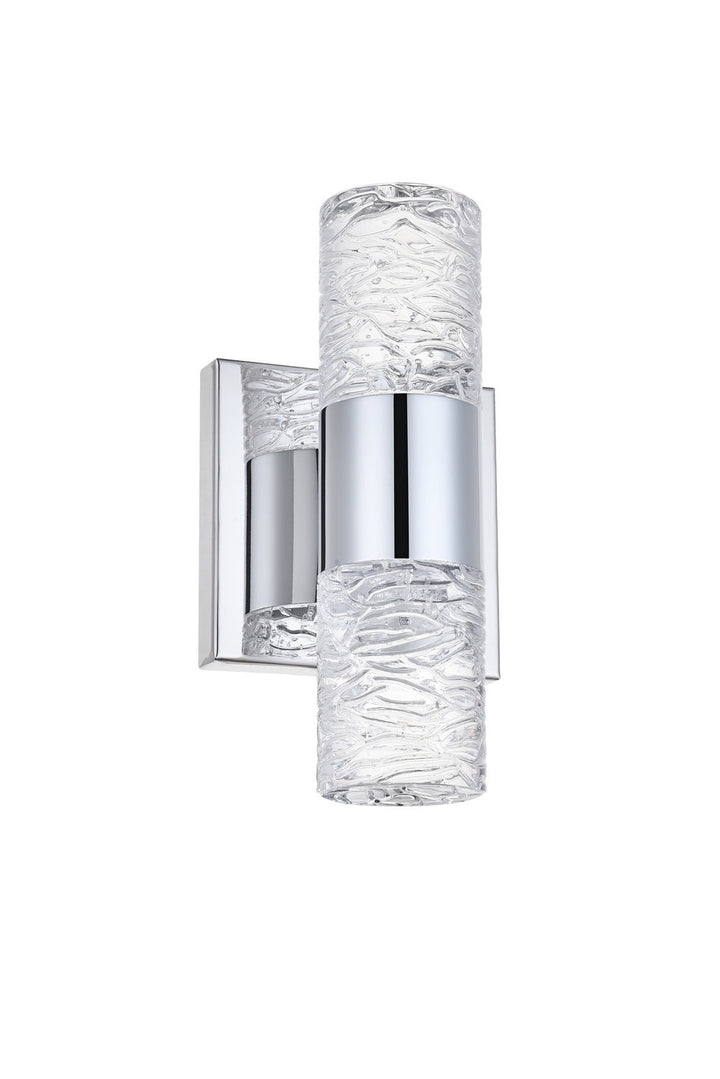 Elegant Vega 5200W5C Wall Sconce Light - Chrome